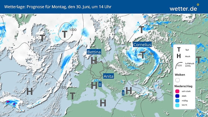 Wetterlage Europa
