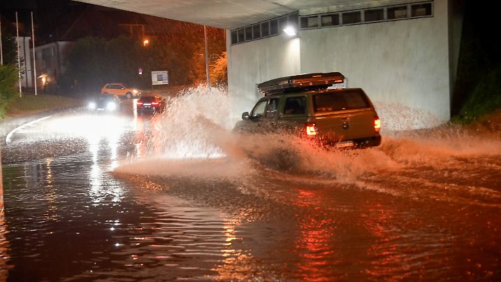 Nach der glühenden Hitze: Im Allgäu ziehen heftige Gewitter durch