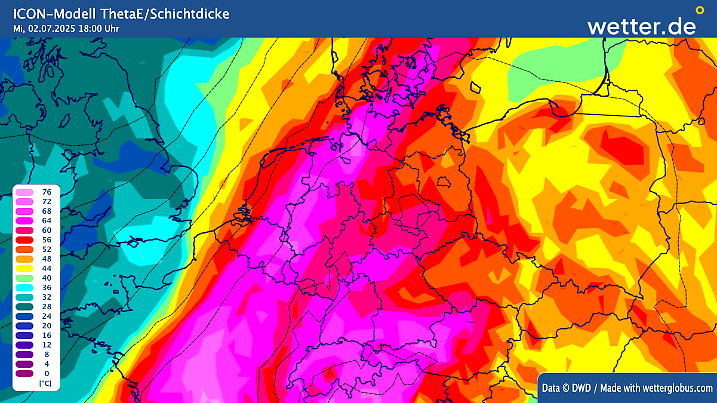 Ein gefährlicher Luftmassenwechsel steht uns bevor.