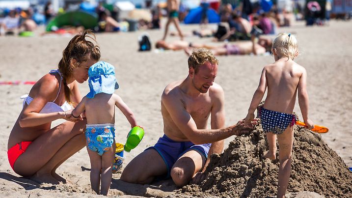 Sommerhitze an der Ostseeküste