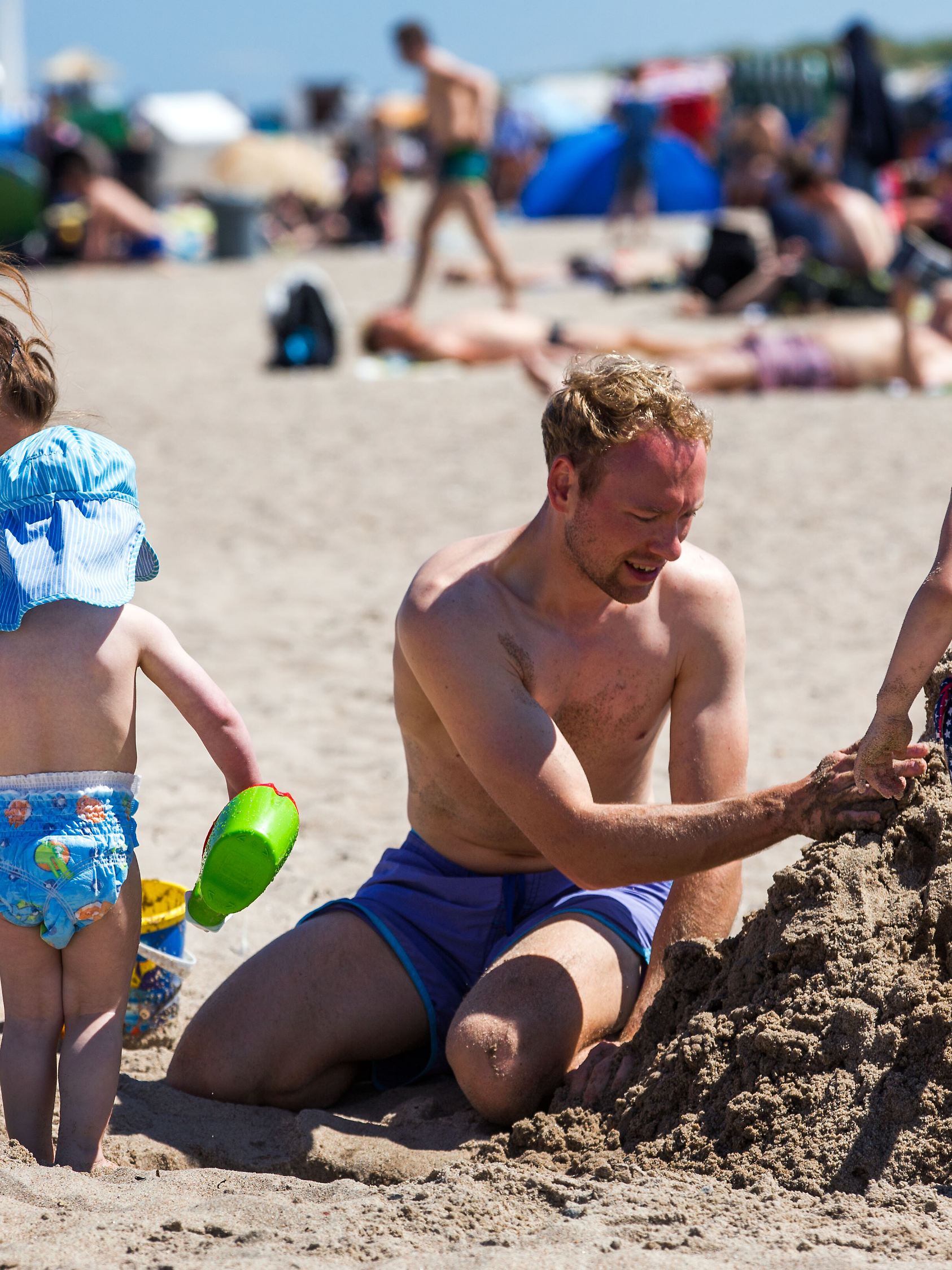 Sommerhitze an der Ostseeküste