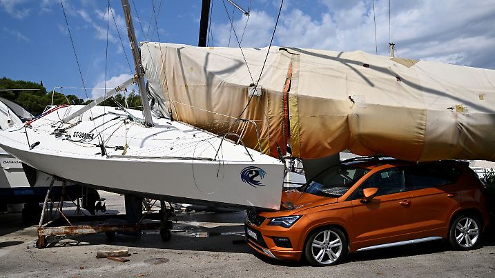 Unwetter in Kroatien
