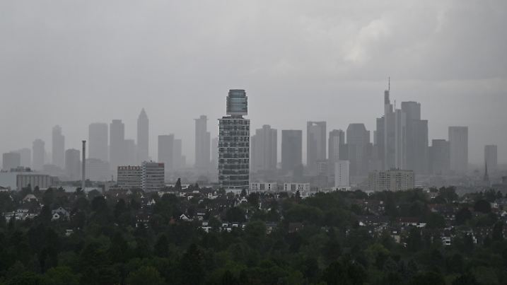 Regenwetter in Frankfurt am Main