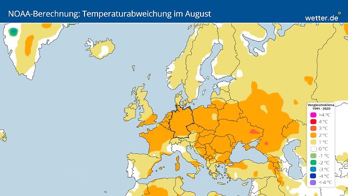 NOAA Wetterausblick August
