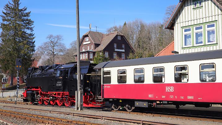 The Harz narrow-gauge railway „Harzquerbahn”