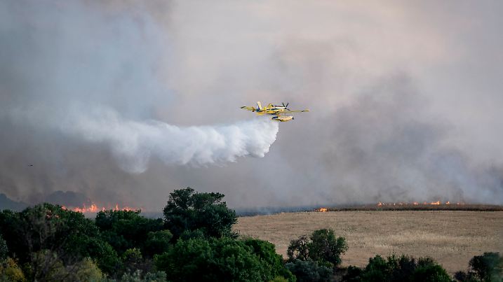 Asciende a Nivel 2 un incendio forestal originado en Méntrida (Toledo), limítrofe con la Comunidad de Madrid