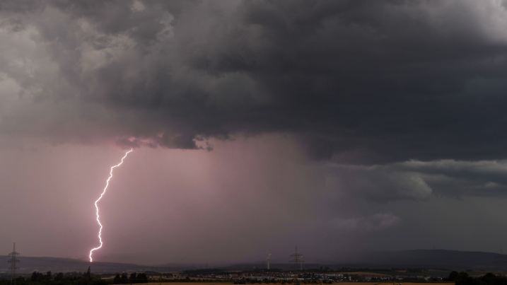 Gewitter in Hessen