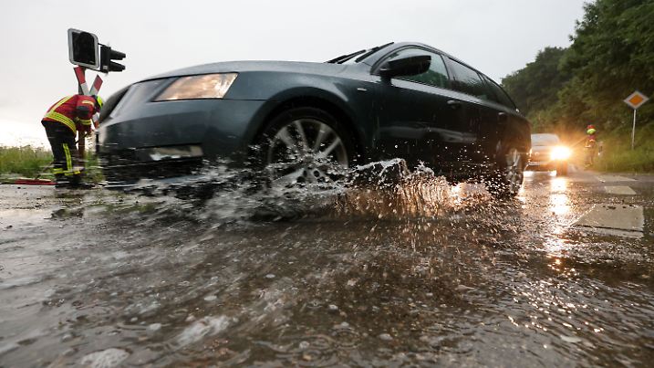 Unwetter in Baden-Württemberg