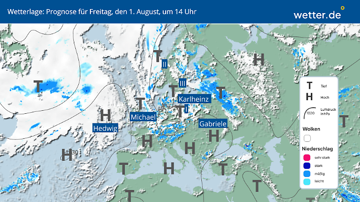 Tief Karlheinz hat mehrere Kerne