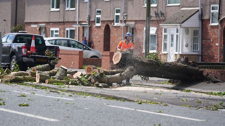 Sturm Floris über Großbritannien