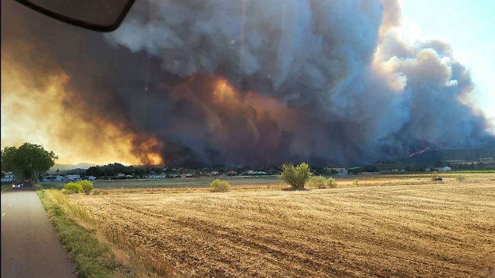 Brände in Frankreich