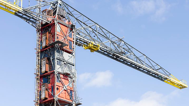 Amsterdam, Netherlands, March 31, 2025; Towering monumental Faralda Crane Hotel Amsterdam with three spacious luxury design apartments.