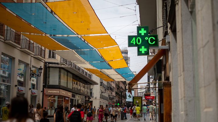 Zweite Hitzewelle des Sommers in Madrid