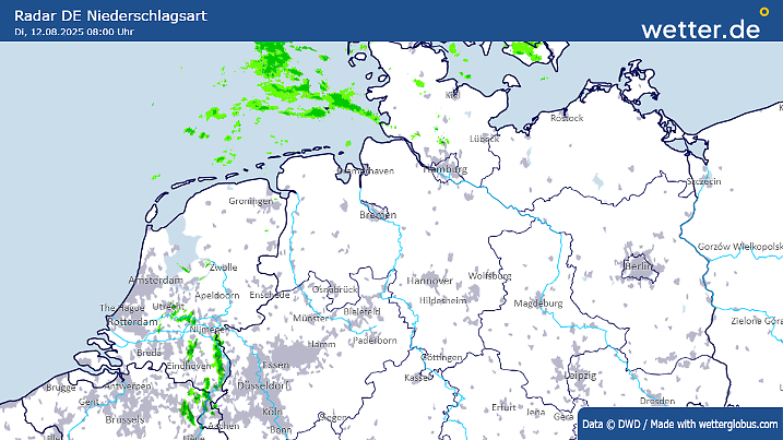 Das aktuelle Radarbild von 10 Uhr
