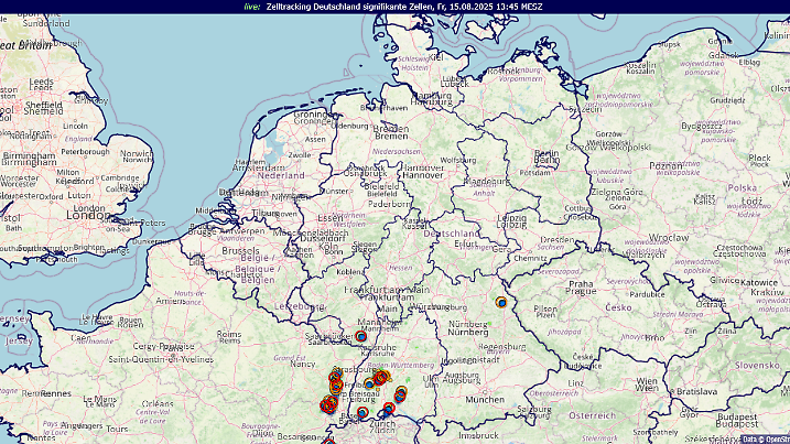 Gewitter-Zelltracking