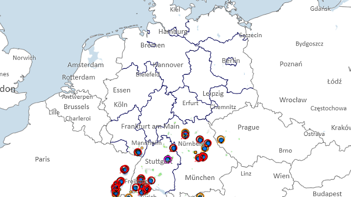 Gewitter-Update um 15:20 Uhr
