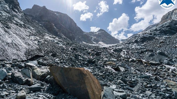 Italy Melting Glacier