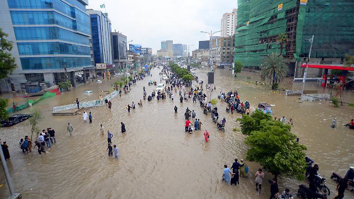 Extremer Monsun in Pakistan