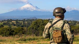 Security authorities guard a crime scene, in Ixtacuixtla