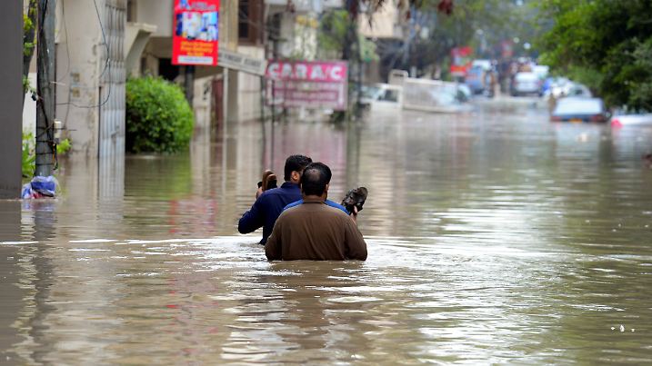 Extremer Monsun in Pakistan