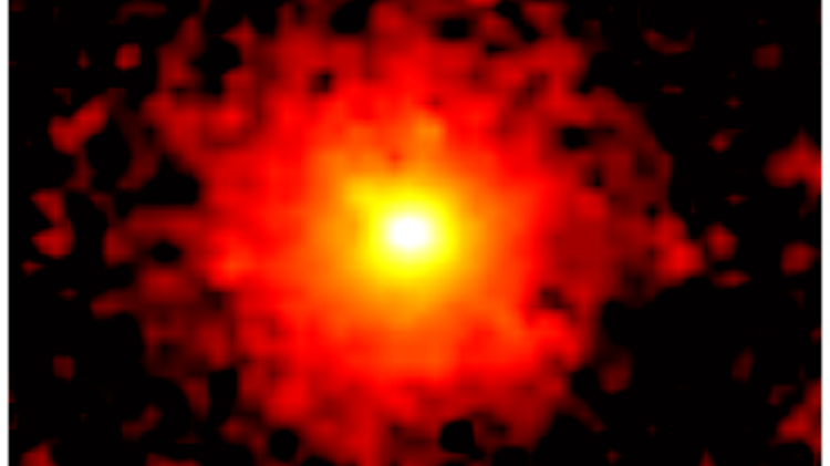 Infrarotbild vom Kometen 3I/ATLAS