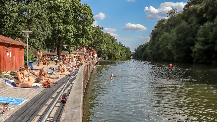 Hainbadestelle in Bamberg