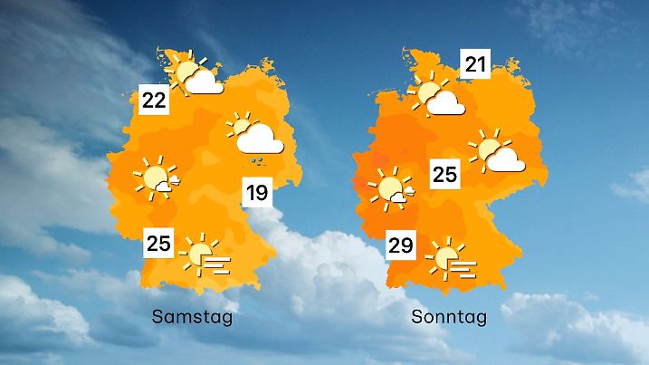 Das Wetter am Wochenende