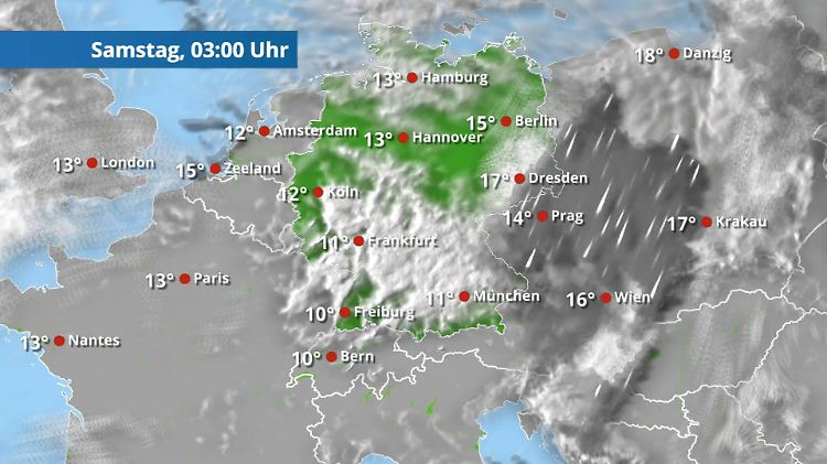 Schauer klingen ab und es klart auf