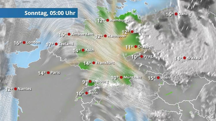Nach Nebel nur im Osten ein paar Tropfen