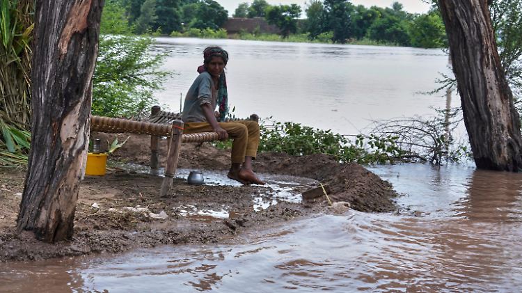 Überschwemmung in Pakistan