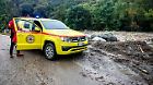 Italien, Schäden nach Unwetter in Val di Susa in der Region Piedmont  September 5, 2024, X: Damages caused by heavy rain