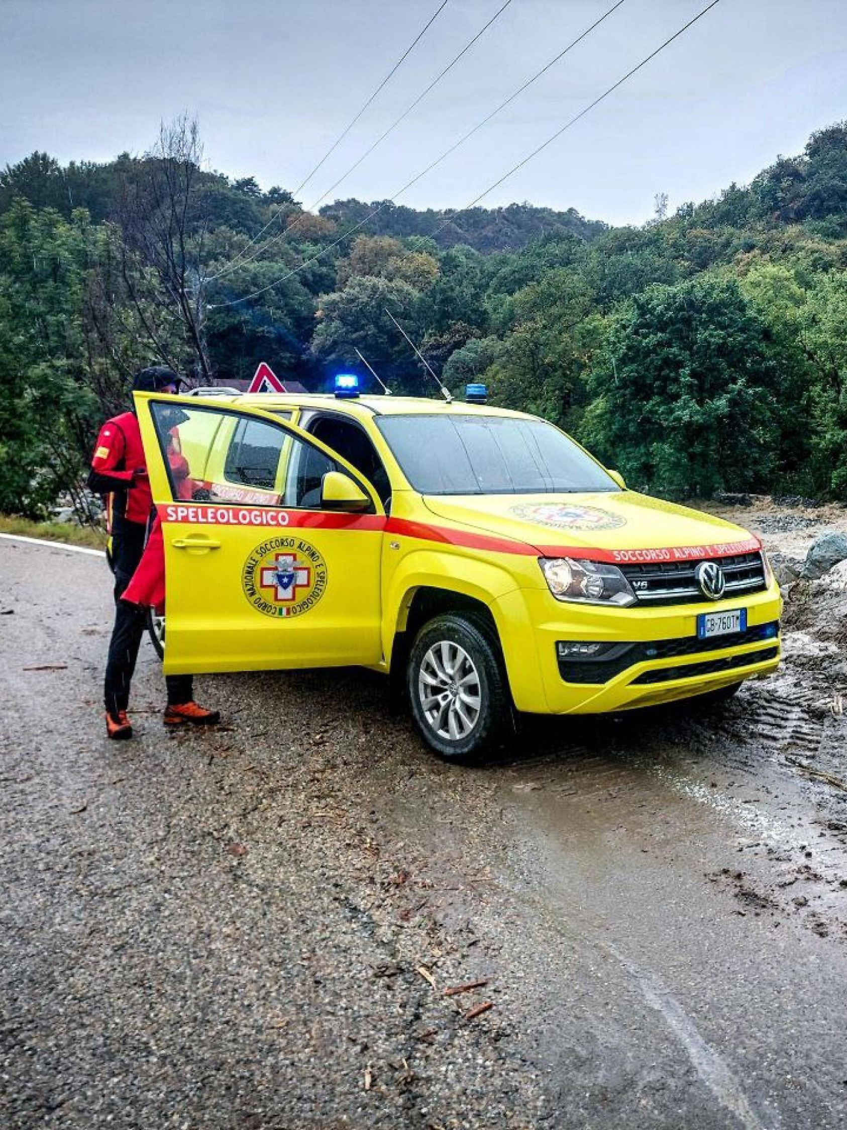 Italien, Schäden nach Unwetter in Val di Susa in der Region Piedmont  September 5, 2024, X: Damages caused by heavy rain