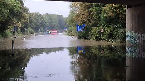 Starkregen in Nordrhein-Westfalen