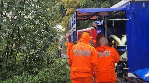 Starkregen in Nordrhein-Westfalen