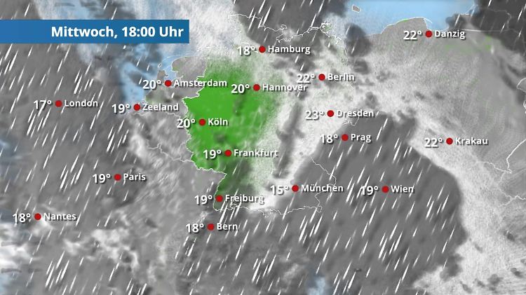 Erst spät klar es von Westen her auf