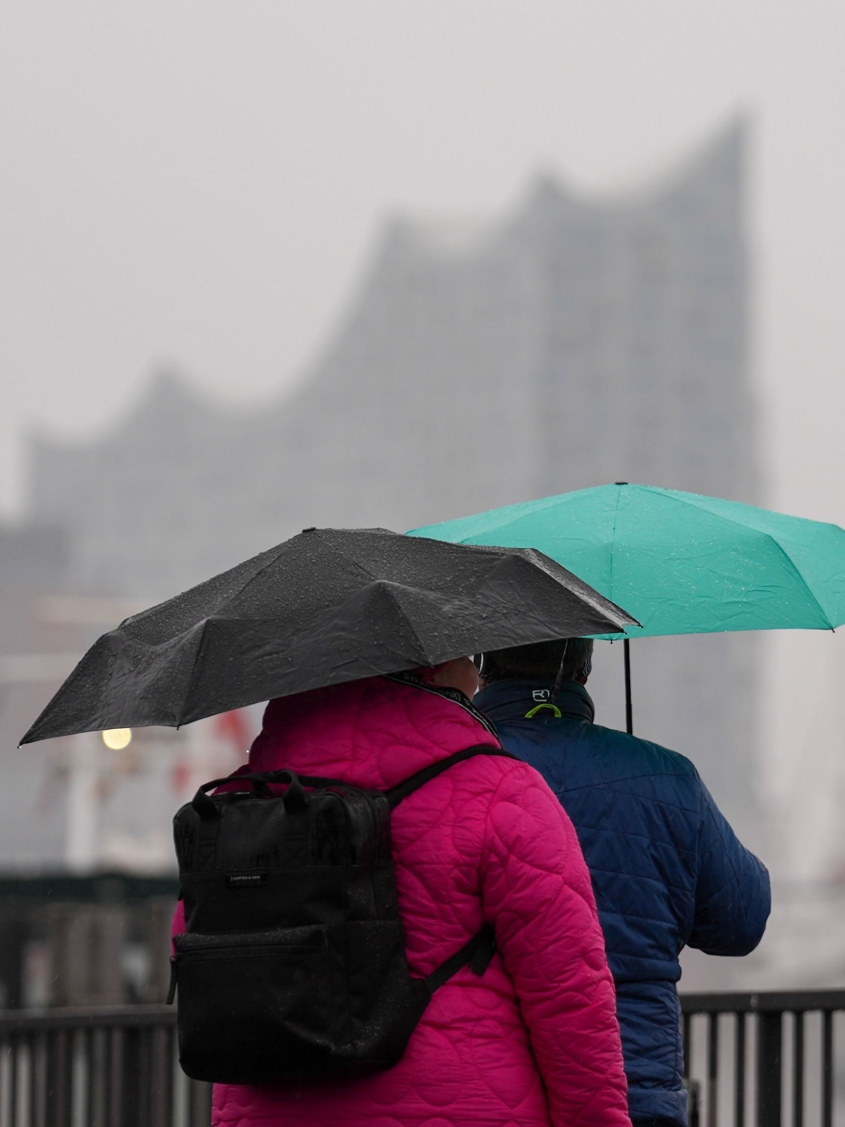 Regenwetter in Hamburg