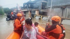 Überflutungen auf Bali
