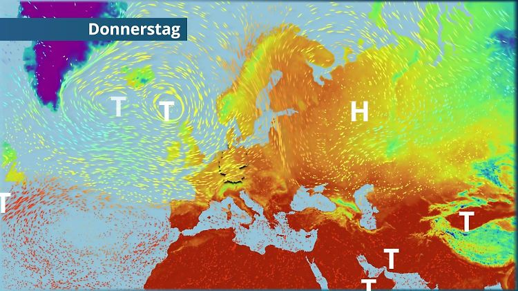 Bis auf Weiteres: Atlantische Tiefs dominieren