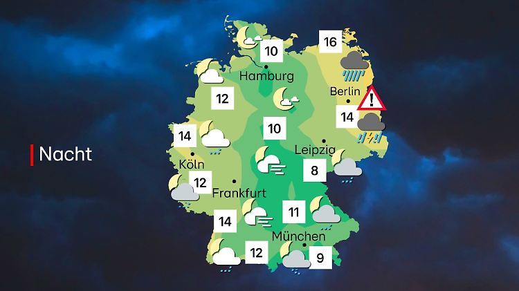 Tief Yobst: Jetzt schüttet es im Osten von Deutschland