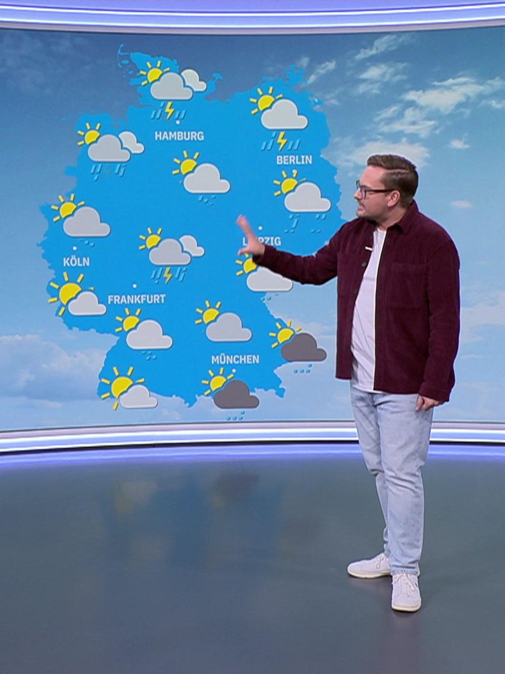 Aktuelle 3-Tage-Wettervorhersage 