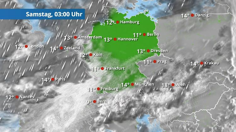 Frisch und oft klar, bevor neue Schauer folgen