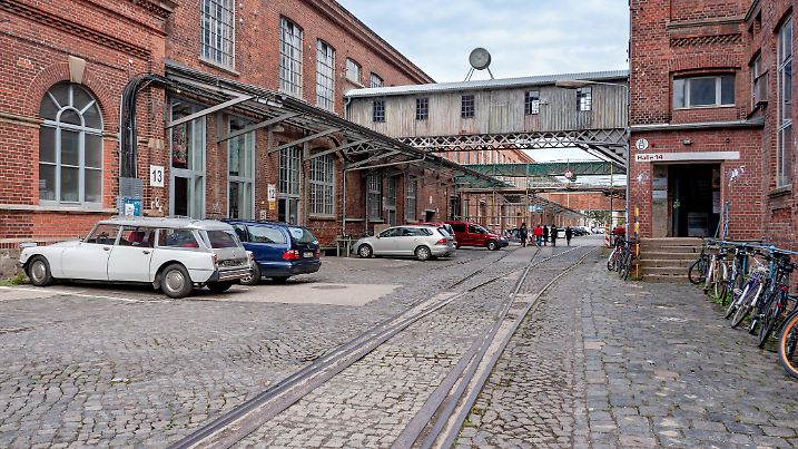 Leipzig, Germany, Saxony, Europe, former Spinnerei cotton mill, old industrial building