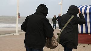 Erster Herbststurm fegt über Norderney