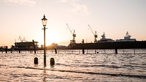 Sturmflut in Hamburg