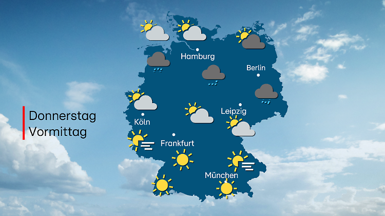 Sonnenschein und Wärme im Süden