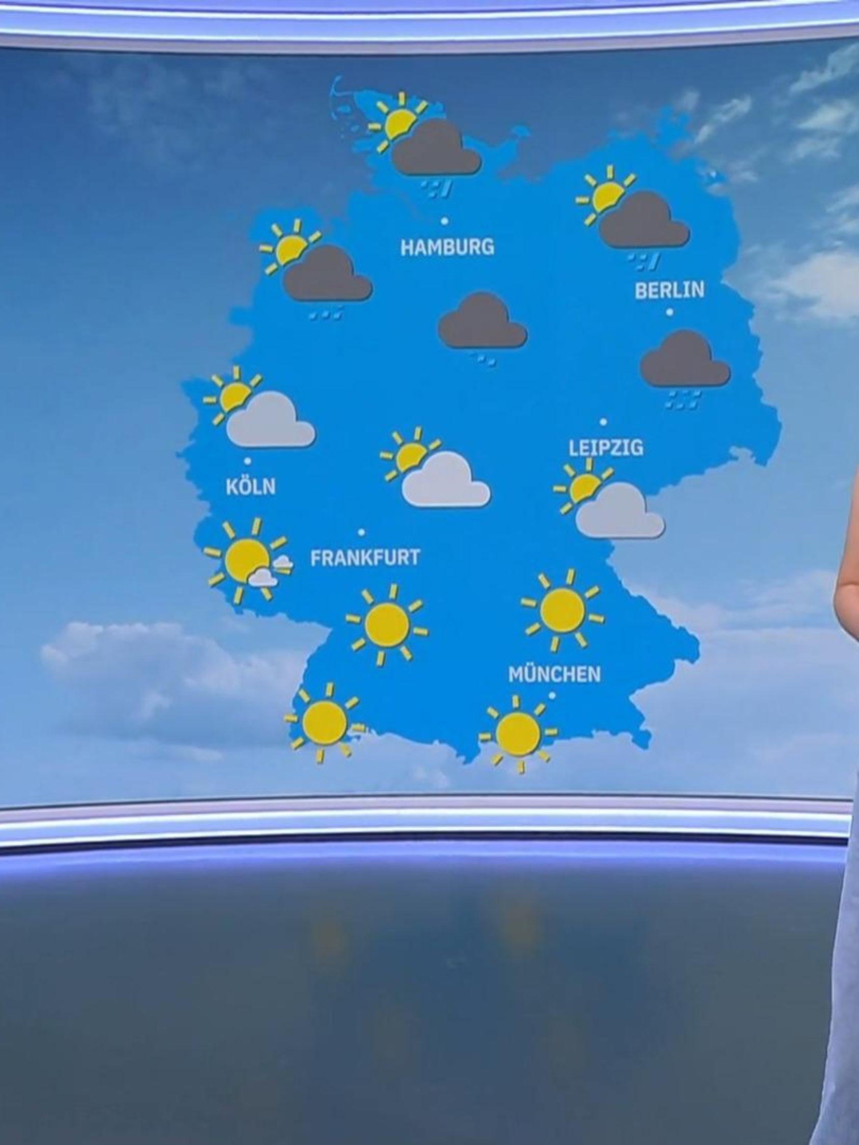 Aktuelle 3-Tage-Wettervorhersage 