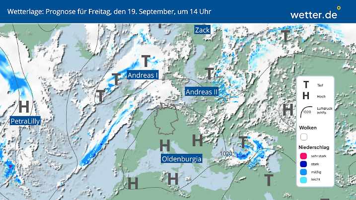 Oldenburgia präsentiert uns tolles Wetter.