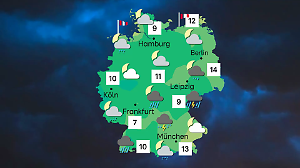 Nacht auf Montag bringt kühle Luft und Regen