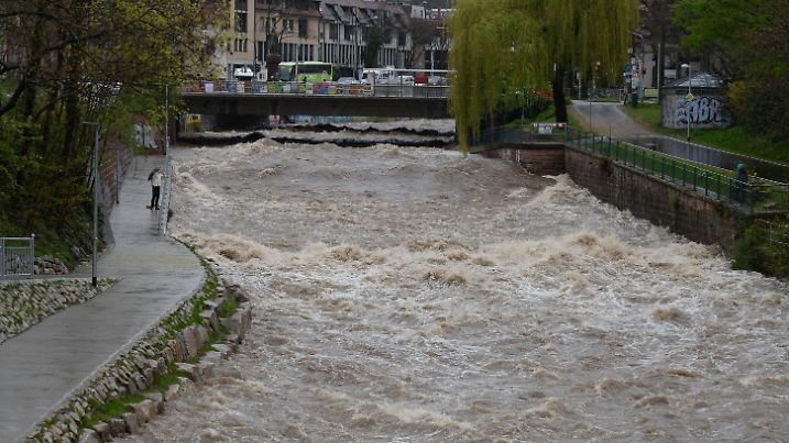 Hochwasser in Freiburg