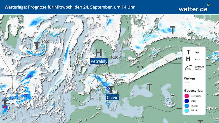 Die Wetterprognose für Deutschland ist zweigeteilt.